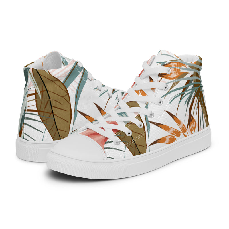 Autumn Fern High Top #65 - Canvas High Top Sneakers | HA!LO
