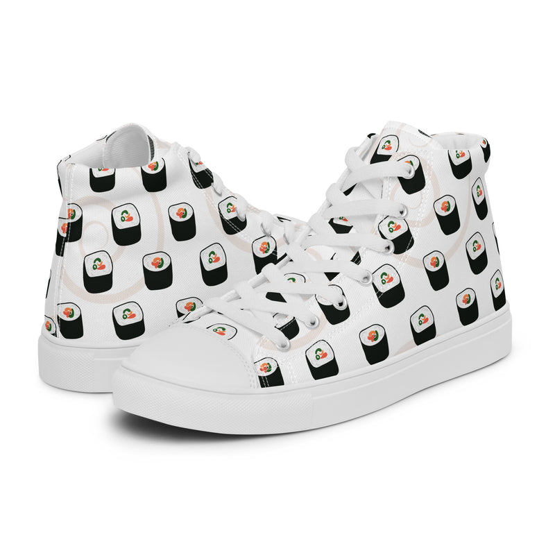 Sushi Roll High Top #124 - Canvas High Top Sneakers | HA!LO