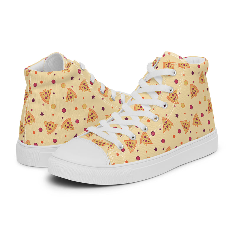 Pizza Cookie High Top #193 - Canvas High Top Sneakers | HA!LO