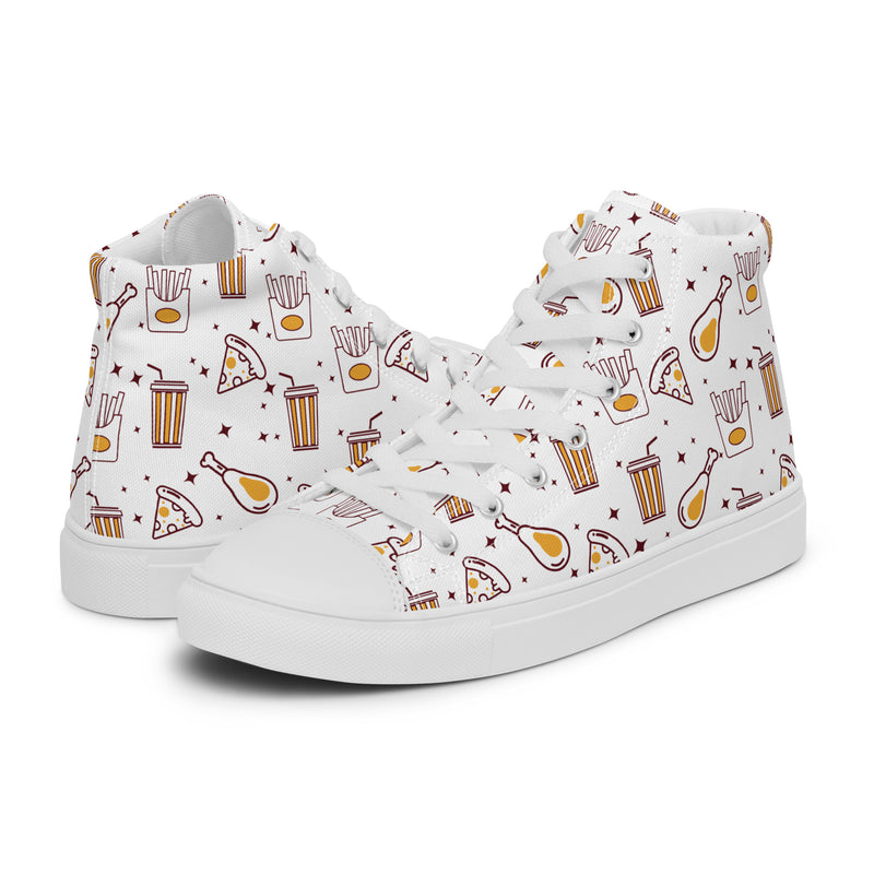 Fast Food High Top #197 - Canvas High Top Sneakers | HA!LO