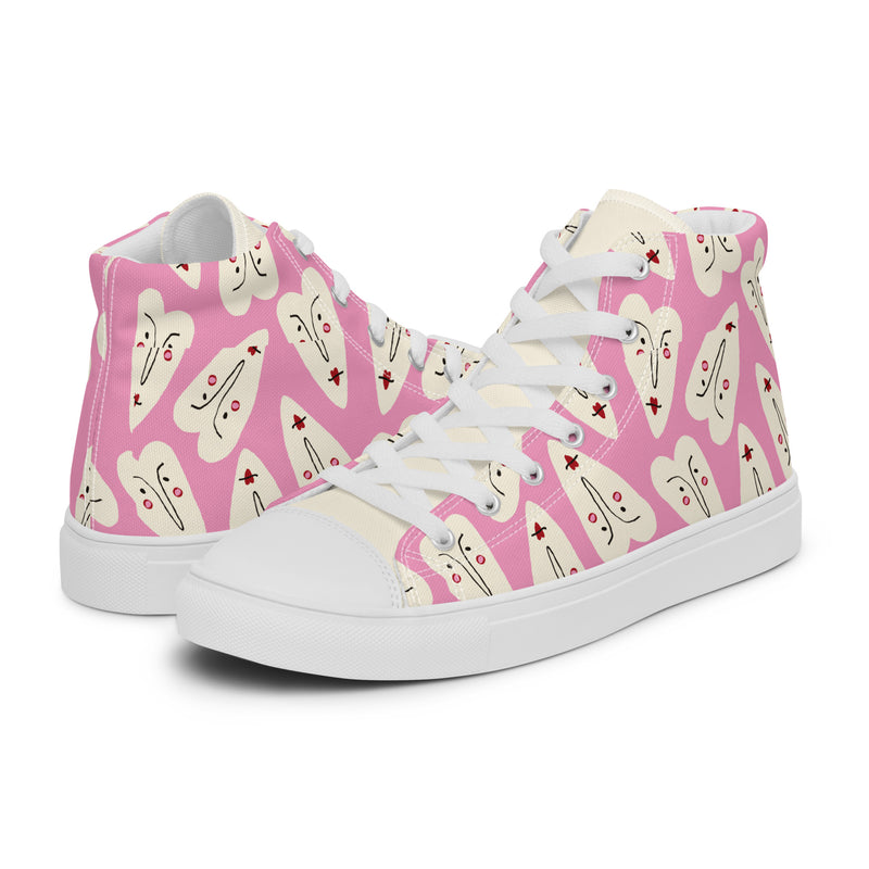 Champagne Toast High Top #265 - Canvas High Top Sneakers | HA!LO