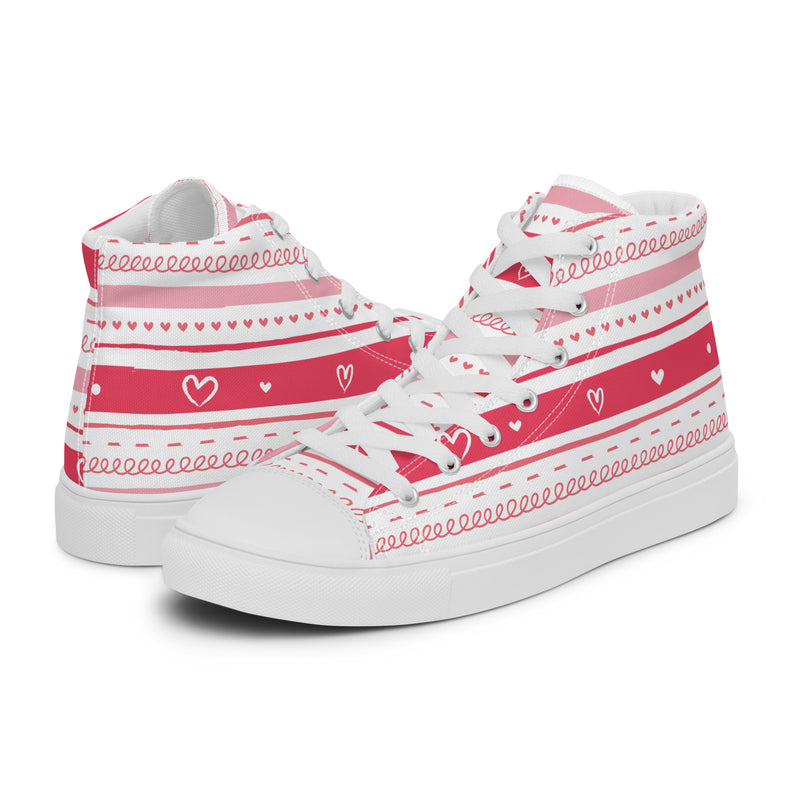 Love Letter High Top #269 - Canvas High Top Sneakers | HA!LO