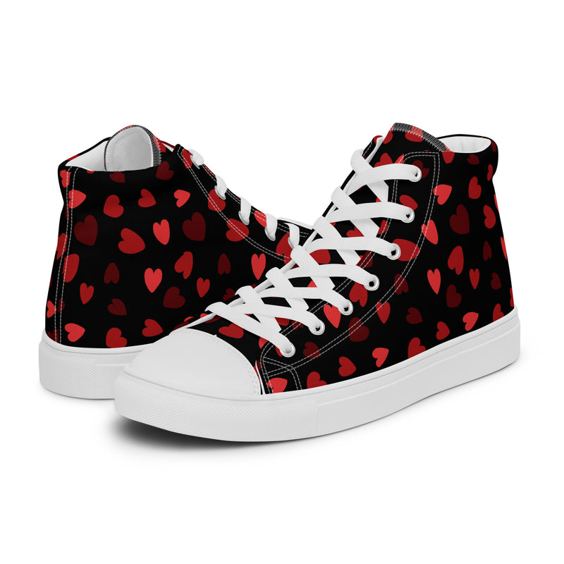 Strawberry High Top #271 - Canvas High Top Sneakers | HA!LO