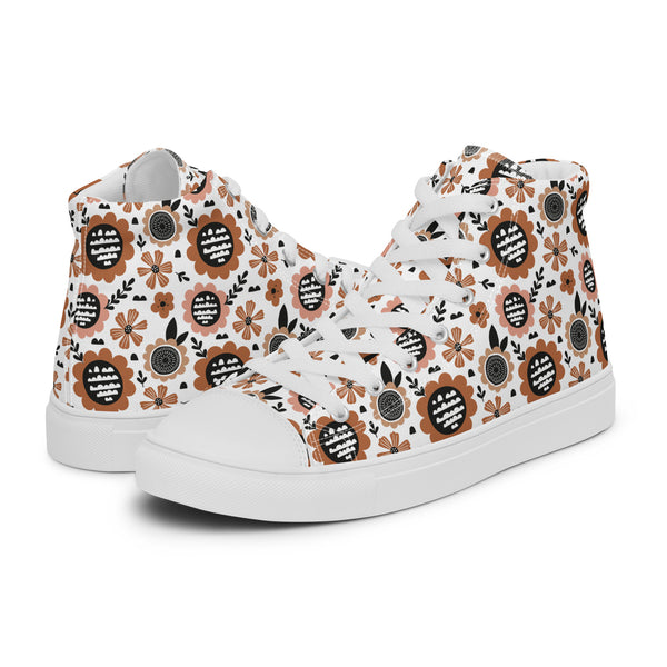 HA!LO Gingerbread Cookie #291 — Women's Canvas High Top