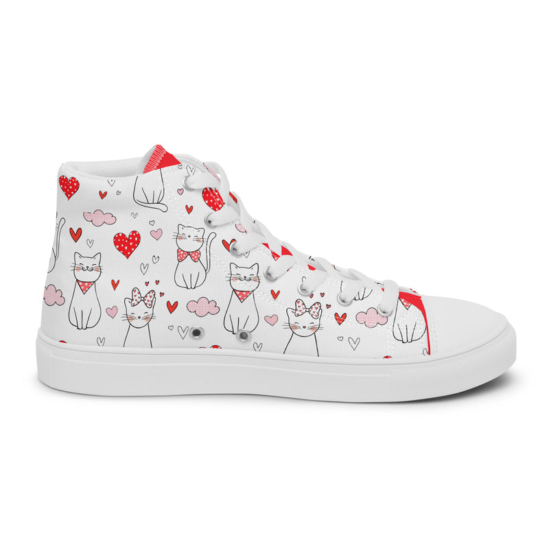 Cat Valentine High Top #257 - Angled View | HA!LO Canvas Sneakers