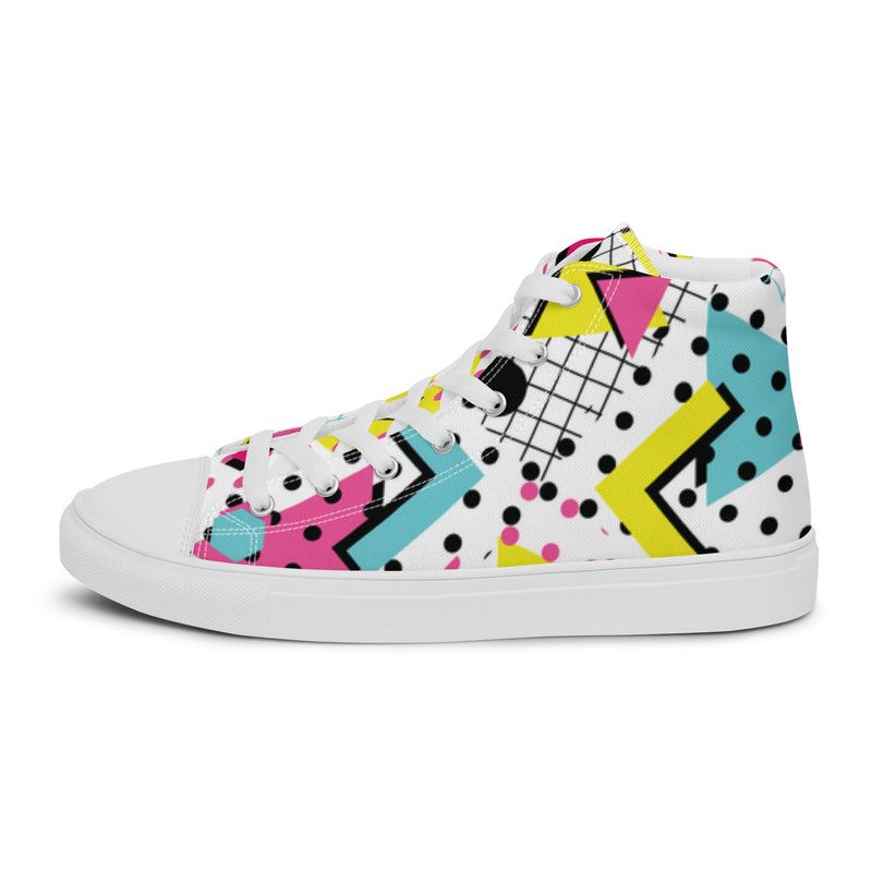 Retro Pop High Top #5 - Sole Detail | HA!LO Canvas Sneakers