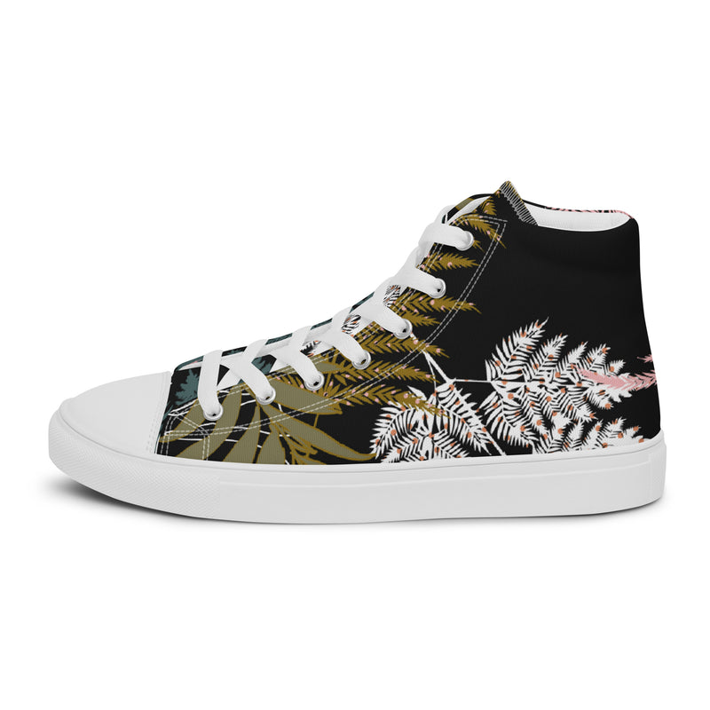 Gold Fern High Top #64 - Sole Detail | HA!LO Canvas Sneakers