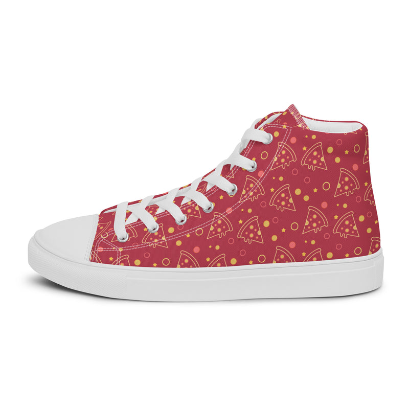 Red Gold Star High Top #196 - Sole Detail | HA!LO Canvas Sneakers