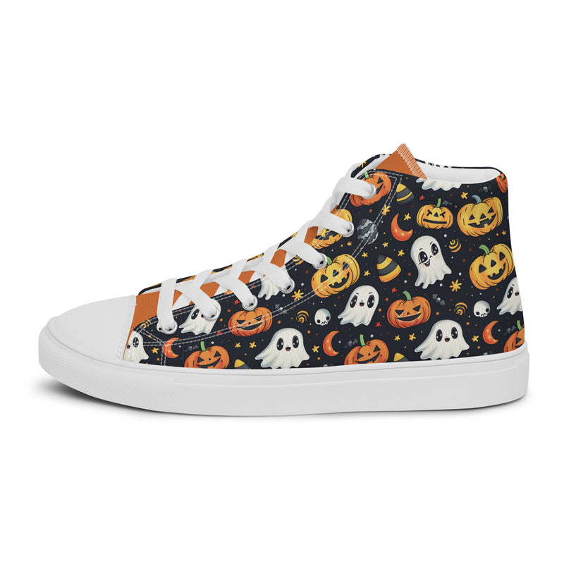 Halloween Ghost High Top #244 - Sole Detail | HA!LO Canvas Sneakers