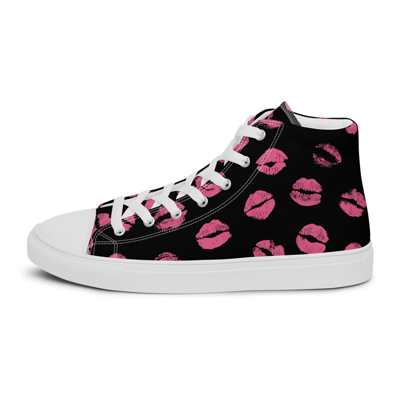 Lipstick Kiss High Top #262 - Sole Detail | HA!LO Canvas Sneakers