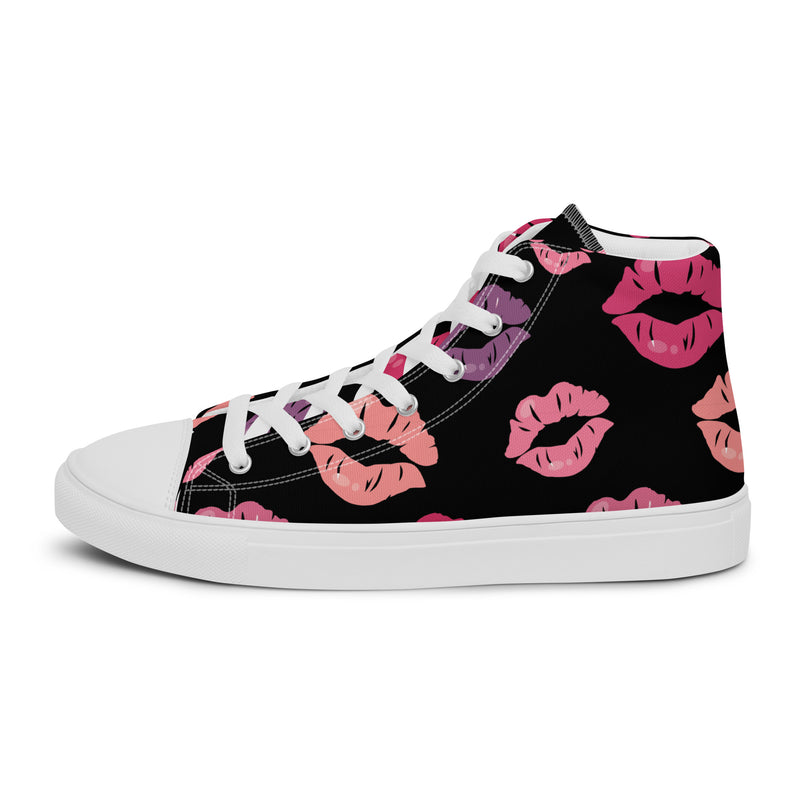 Kiss Print High Top #264 - Sole Detail | HA!LO Canvas Sneakers
