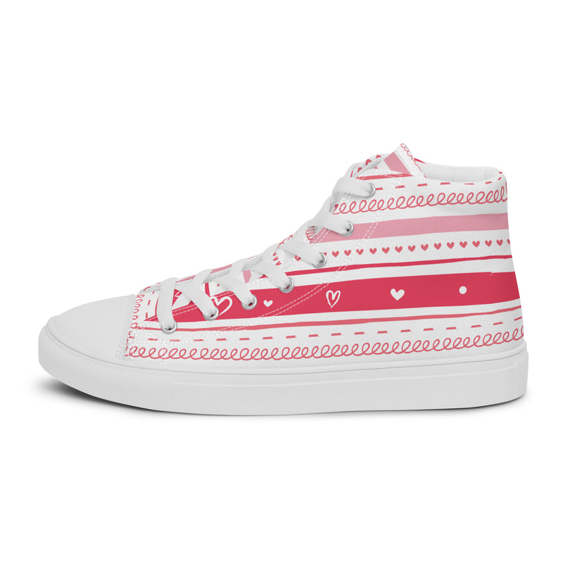 Love Letter High Top #269 - Sole Detail | HA!LO Canvas Sneakers