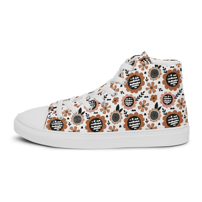 Gingerbread Cookie High Top #277 - Sole Detail | HA!LO Canvas Sneakers