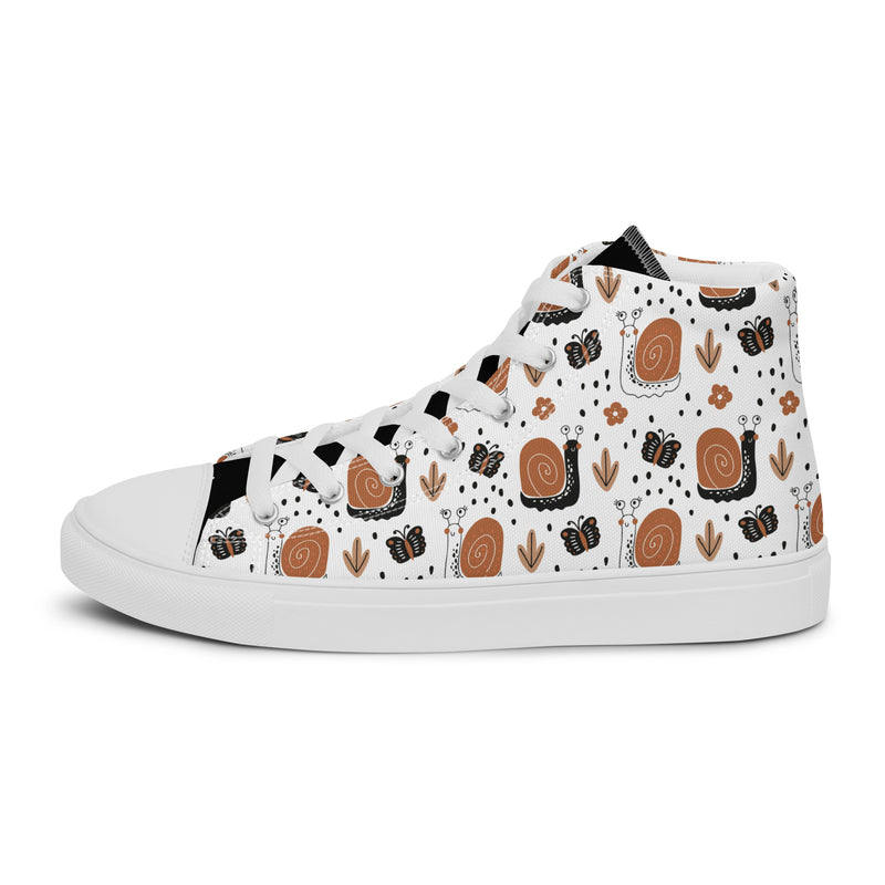Coffee Cup High Top #280 - Sole Detail | HA!LO Canvas Sneakers
