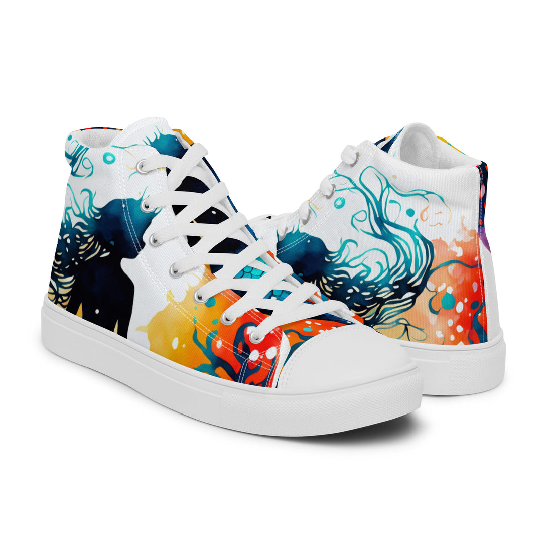 Women's High Top Sneakers #75