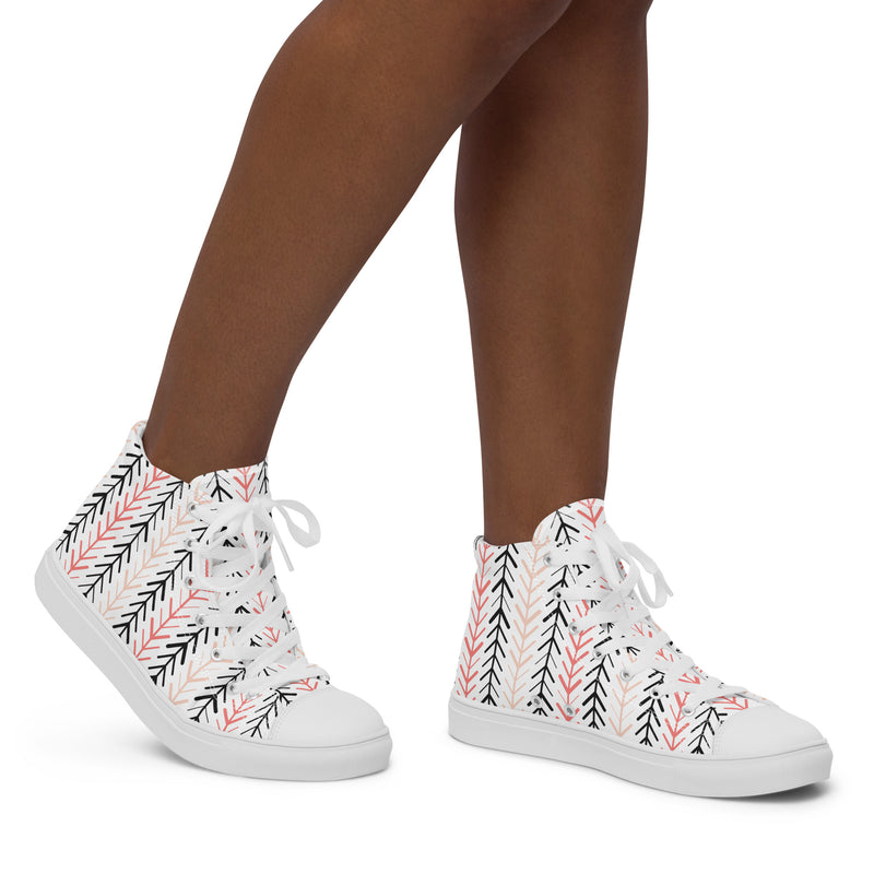 Arrow Tree High Top #178 - Opposite Side | HA!LO Canvas Sneakers