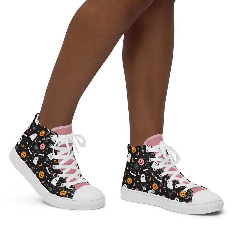 Dark Halloween High Top #236 - Opposite Side | HA!LO Canvas Sneakers