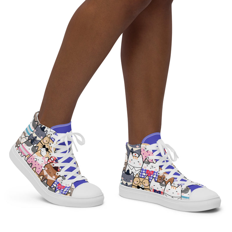Cat Costume High Top #249 - Opposite Side | HA!LO Canvas Sneakers