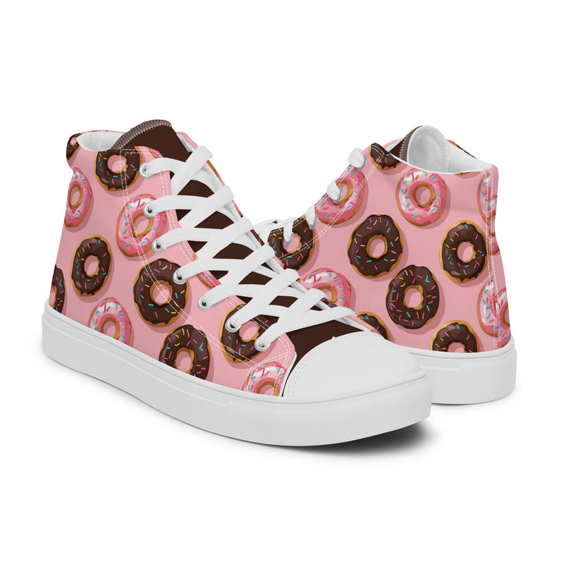 HA!LO Donut #334 — Women’s Canvas High Top