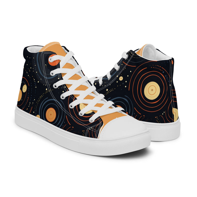 HA!LO Celestial Gold #340 — Women’s Canvas High Top