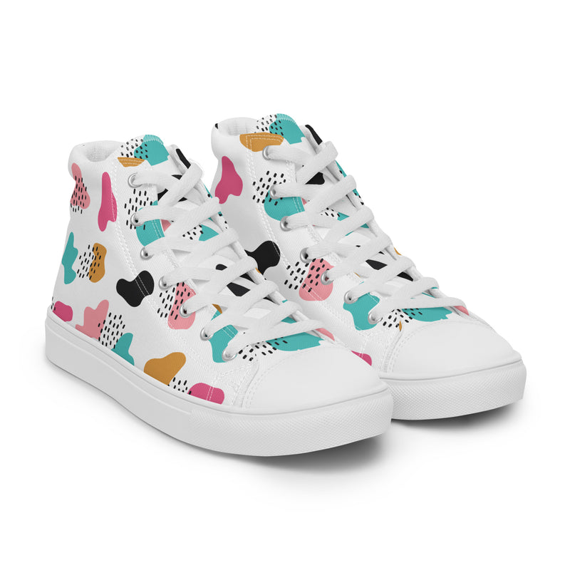 Summer Treats High Top #139 - Front View | HA!LO Canvas Sneakers