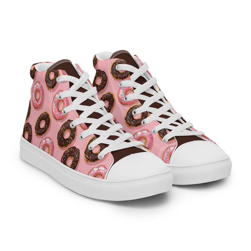 HA!LO Donut #334 — Women’s Canvas High Top