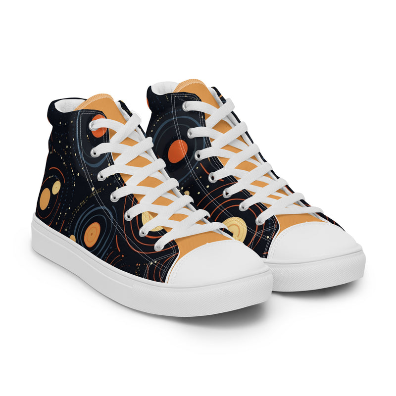 HA!LO Celestial Gold #340 — Women’s Canvas High Top